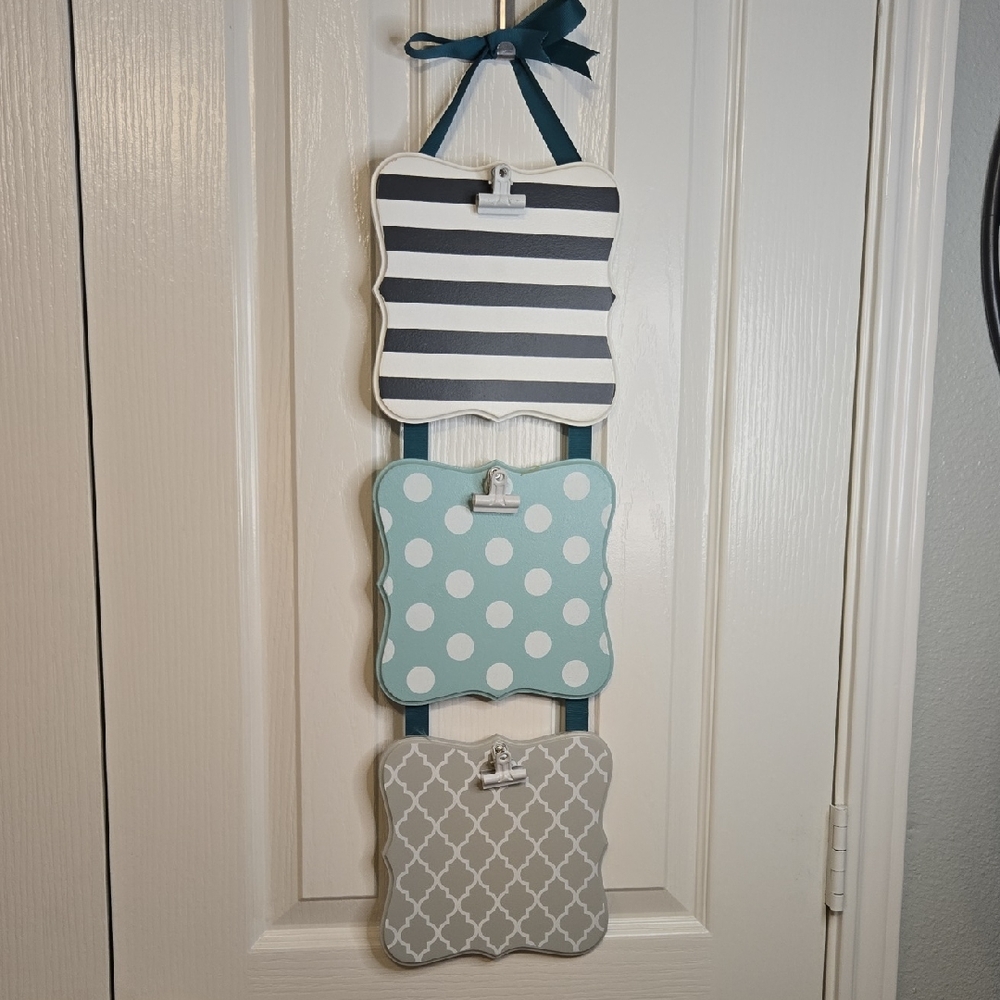 Striped and Polka Dot Wall Hanging Decor